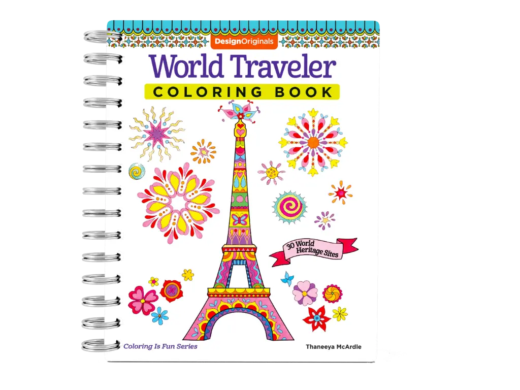 1-تلوين الكبارworld travalerكتاب